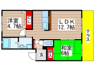 ベルデックス市川の物件間取画像